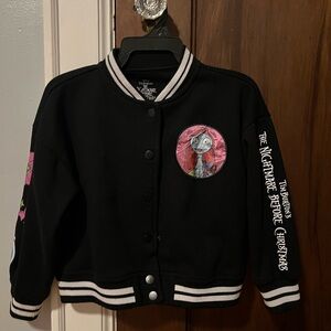 Disney Nightmare Before Christmas Black Jacket girls 6/7